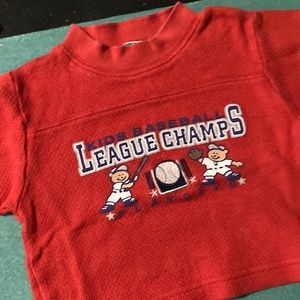 Kids Baseball League Champs t-shirt